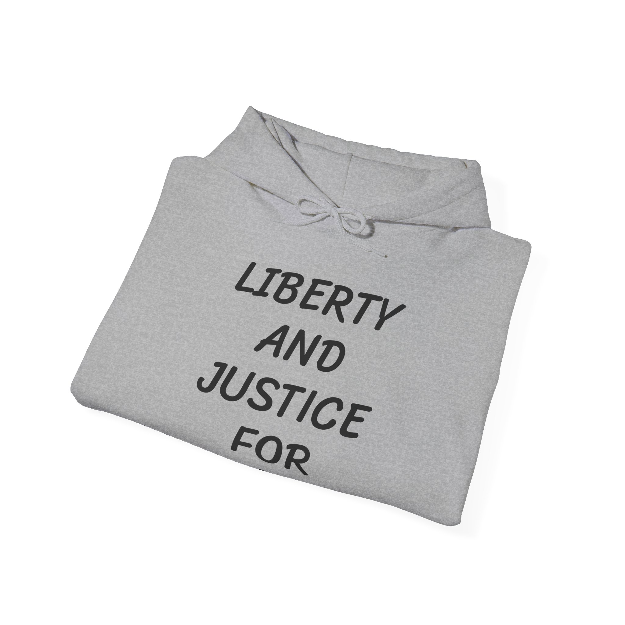 LIBERTY AND JUSTICE FOR ALL Unisex Hooded Sweatshirt - Image 12