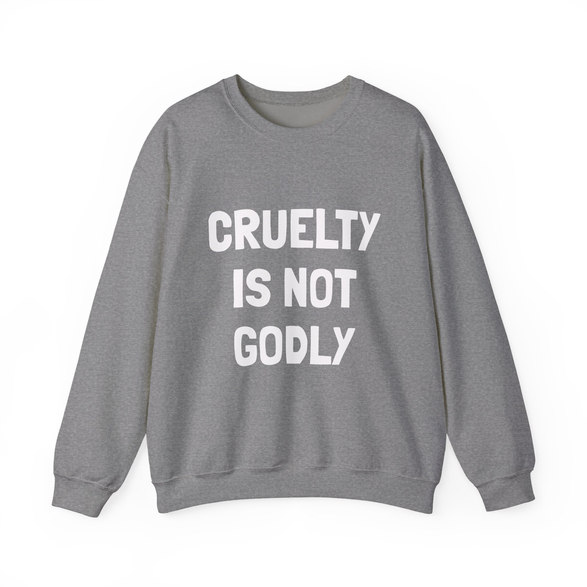 CRUELTY IS NOT GODLY Sweatshirt - Image 5