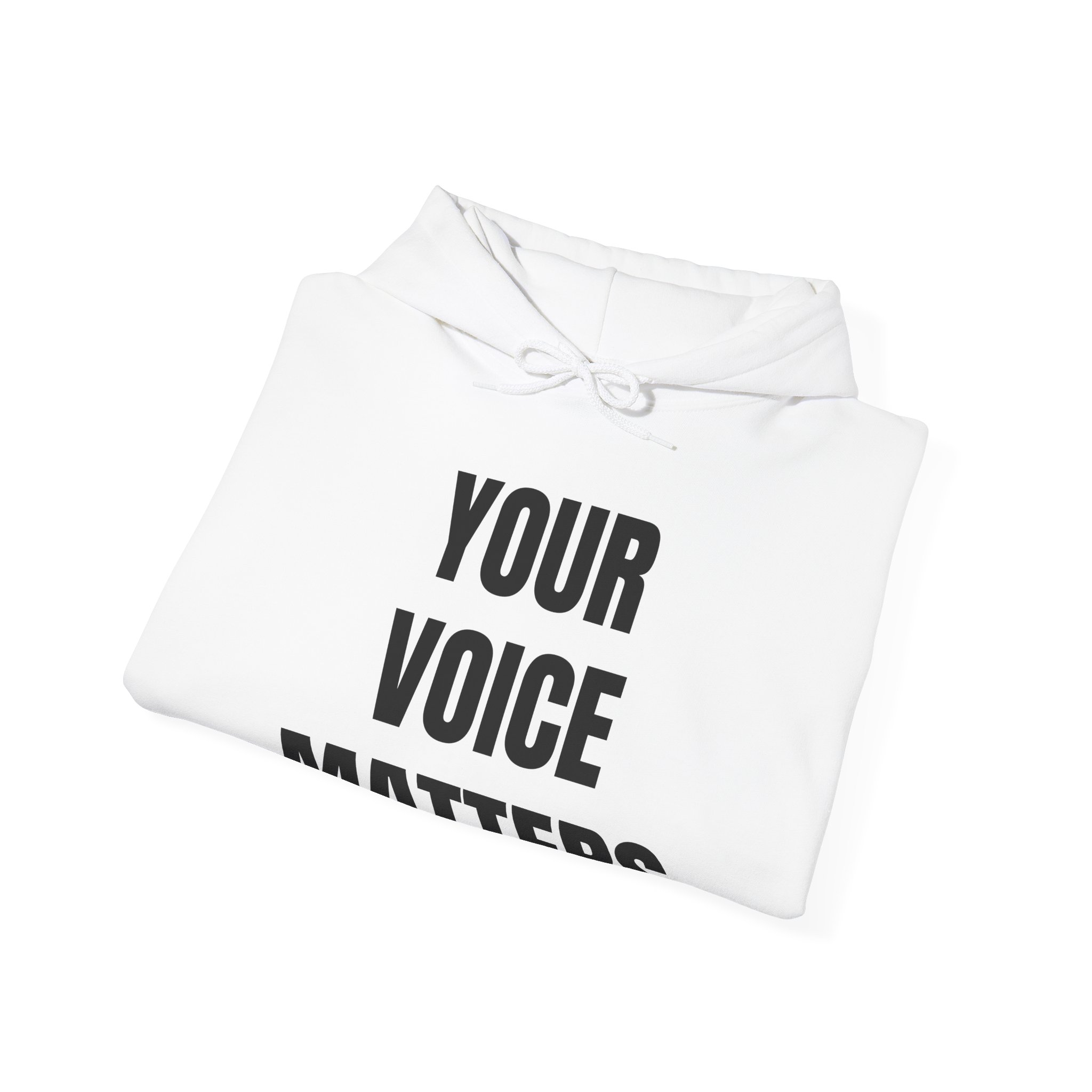 YOUR VOICE MATTERS Unisex Hooded Sweatshirt - Image 4