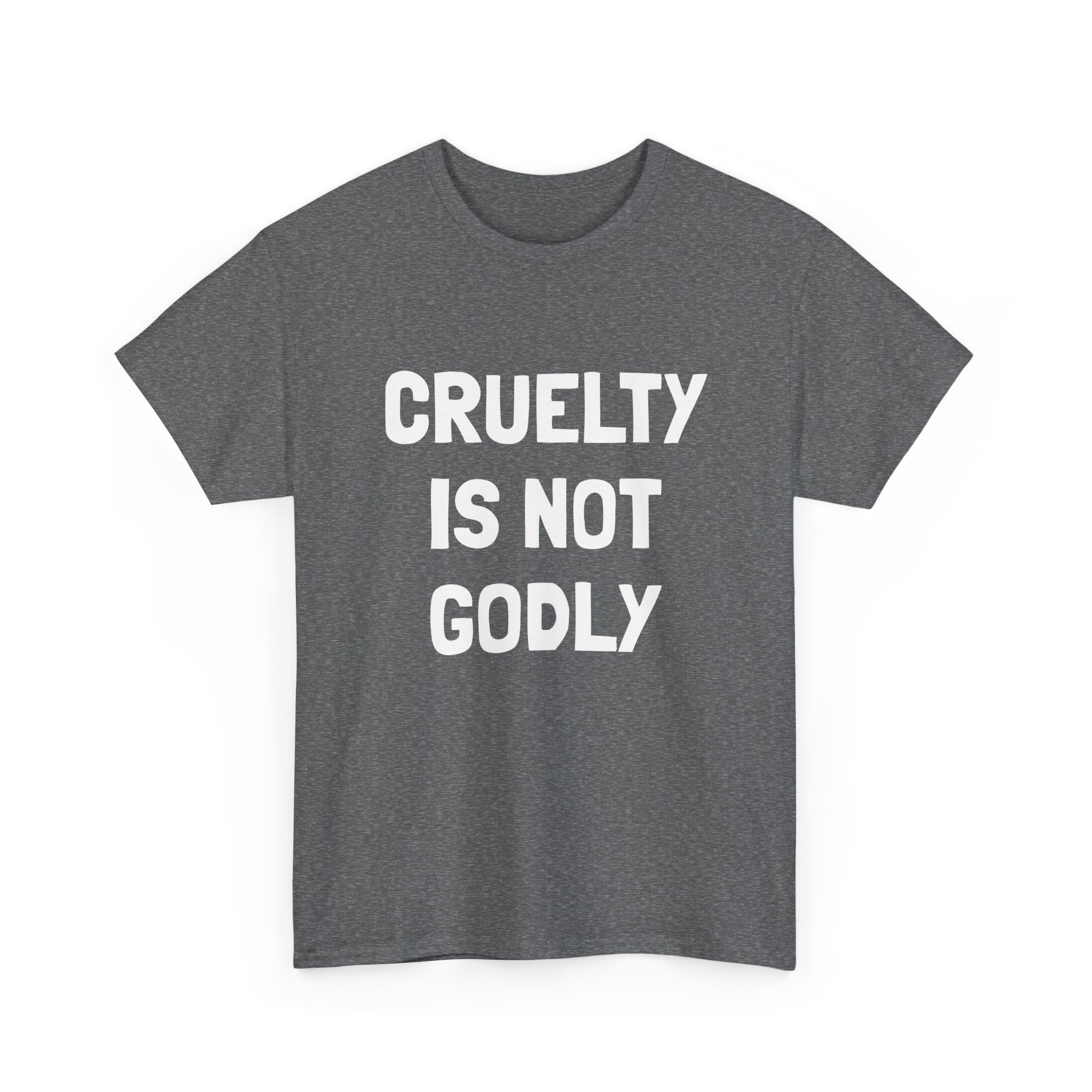 CRUELTY IS NOT GODLY - Unisex T-Shirt - Image 7