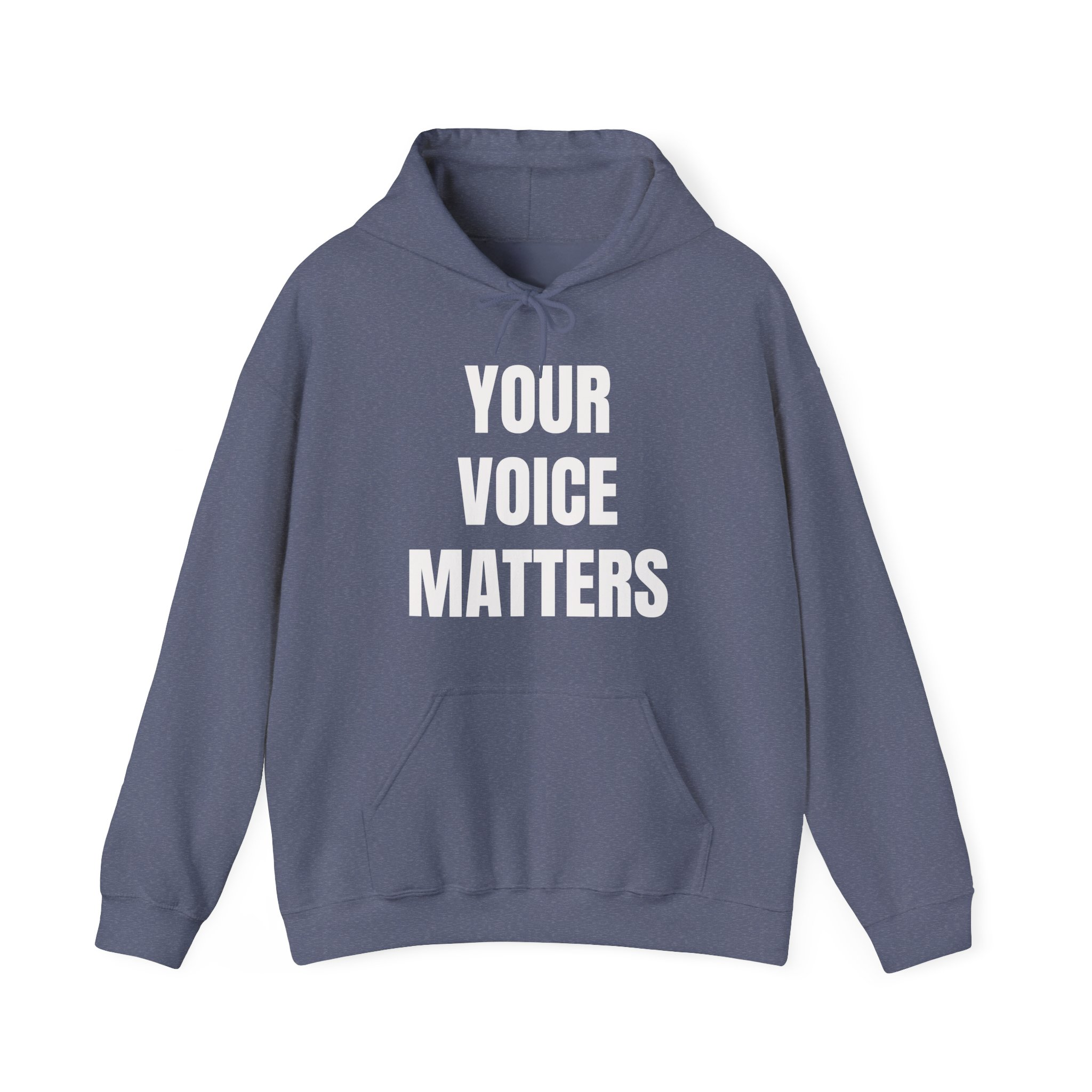 YOUR VOICE MATTERS Unisex Hooded Sweatshirt. - Image 13