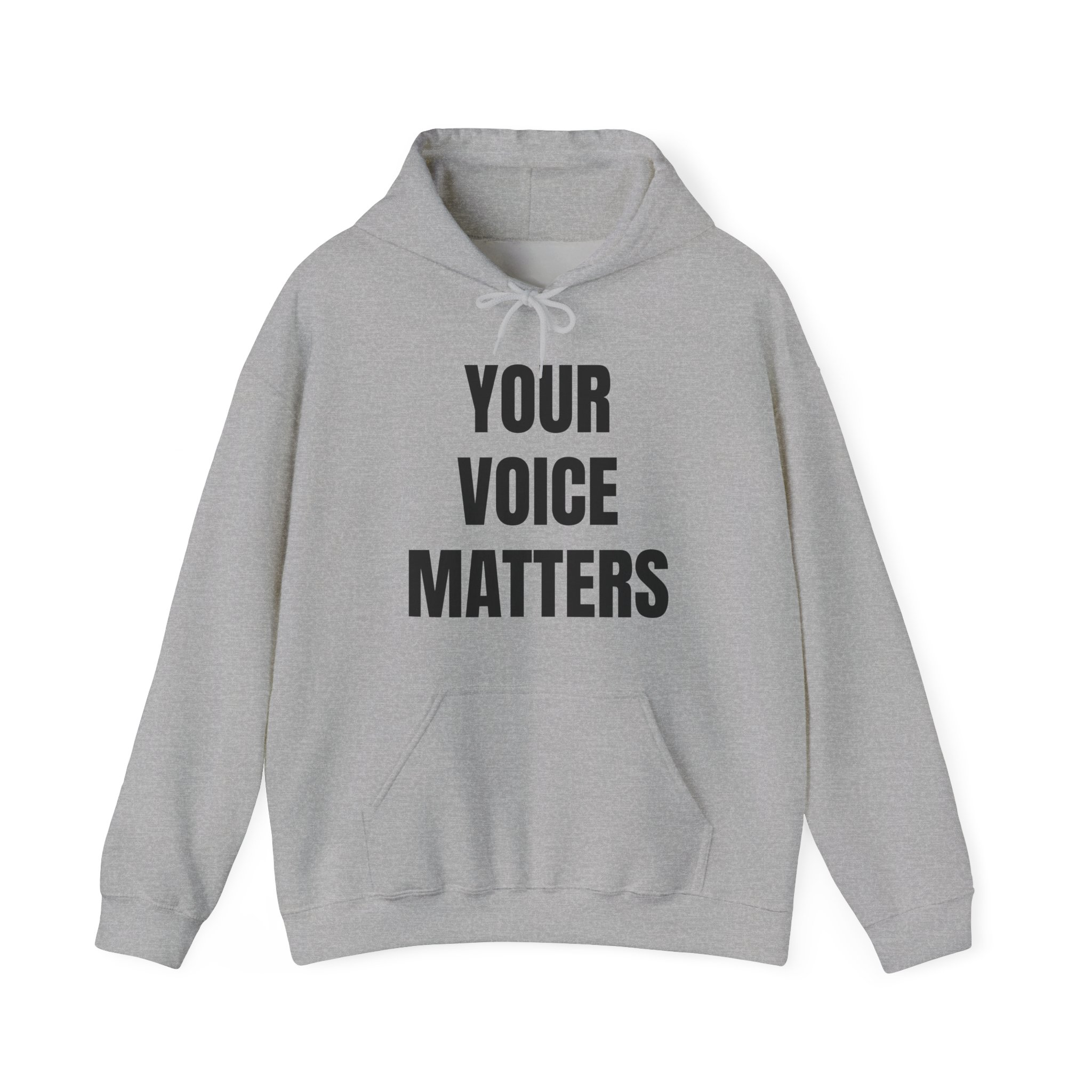 YOUR VOICE MATTERS Unisex Hooded Sweatshirt - Image 9