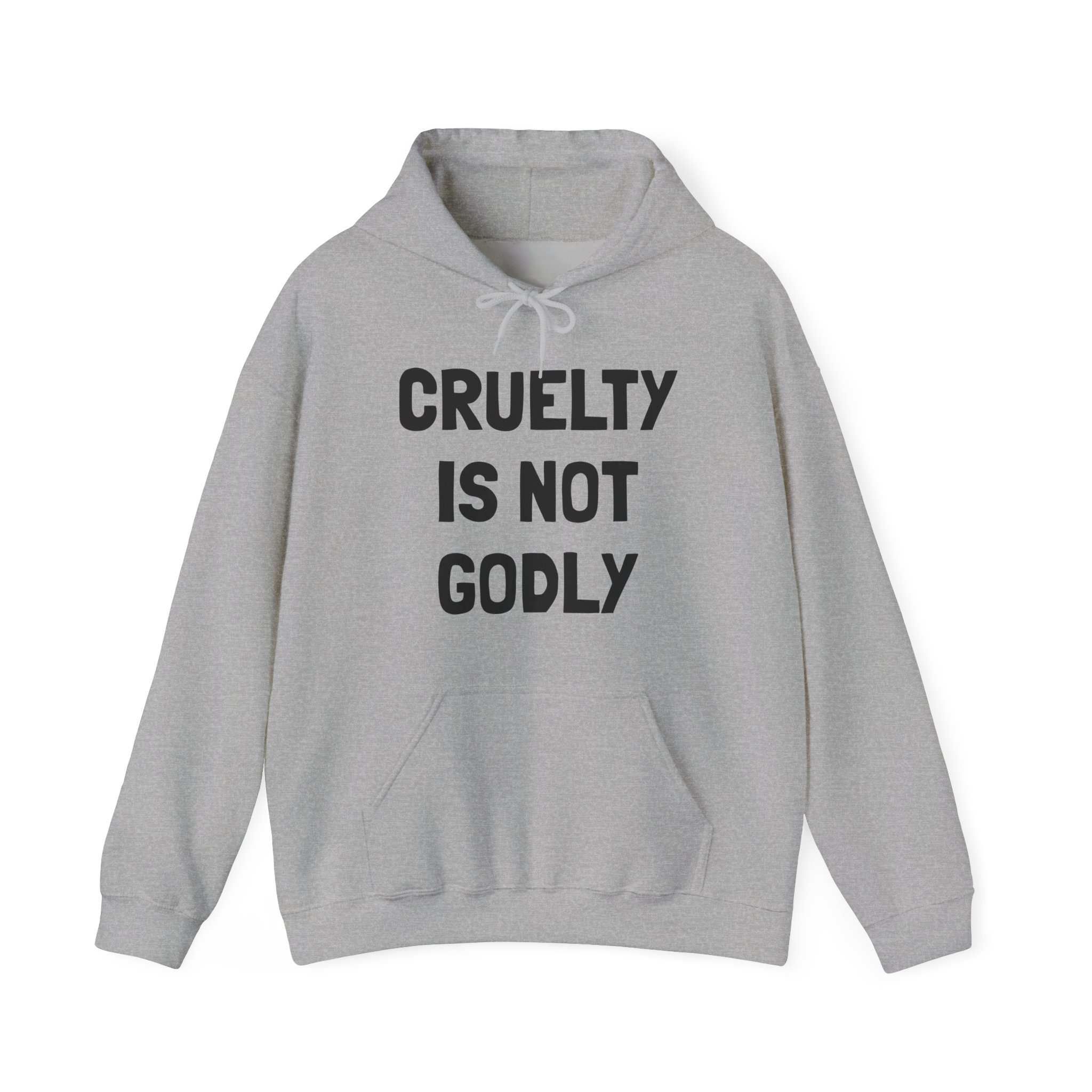 CRUELTY IS NOT GODLY Unisex Hooded Sweatshirt - Image 9