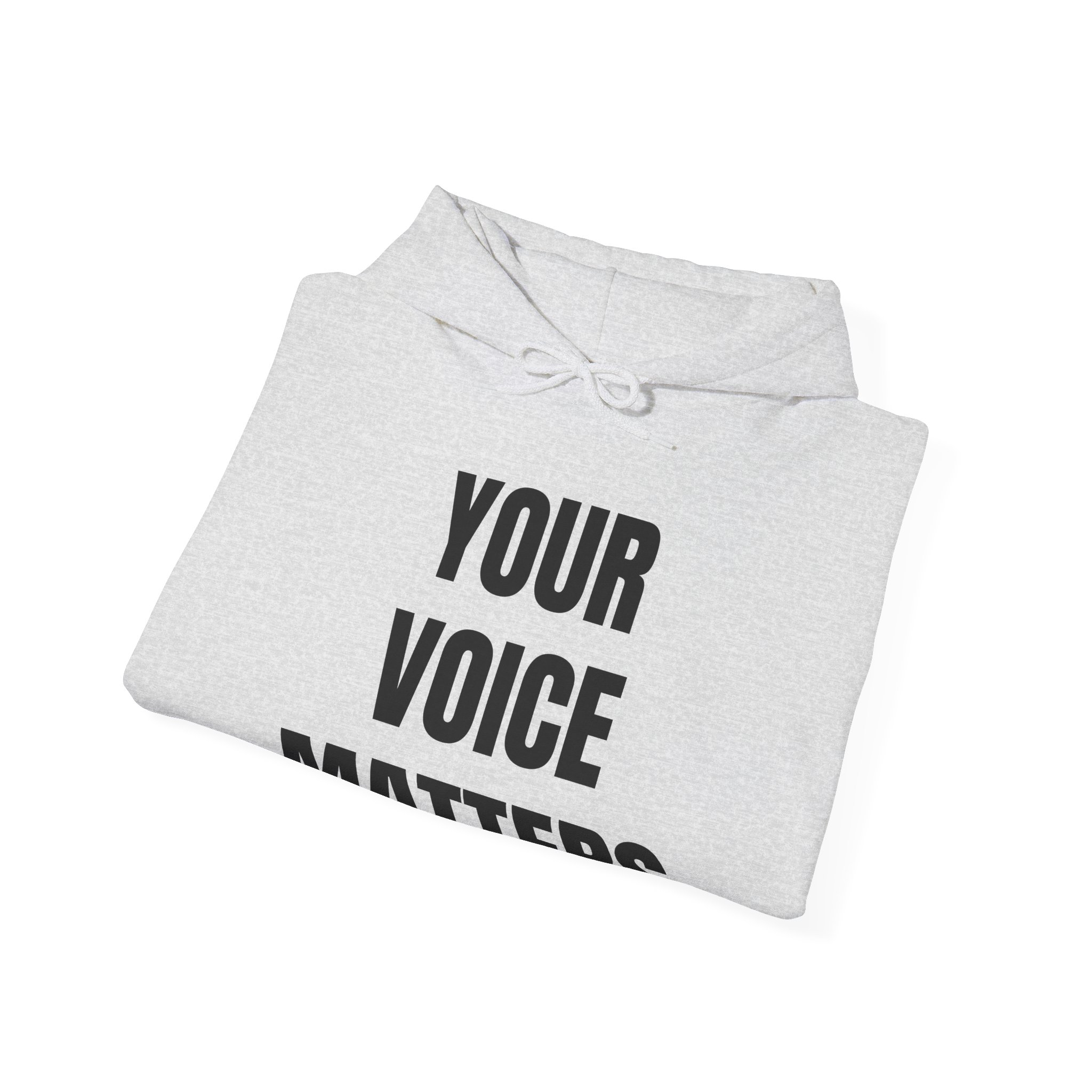 YOUR VOICE MATTERS Unisex Hooded Sweatshirt - Image 8