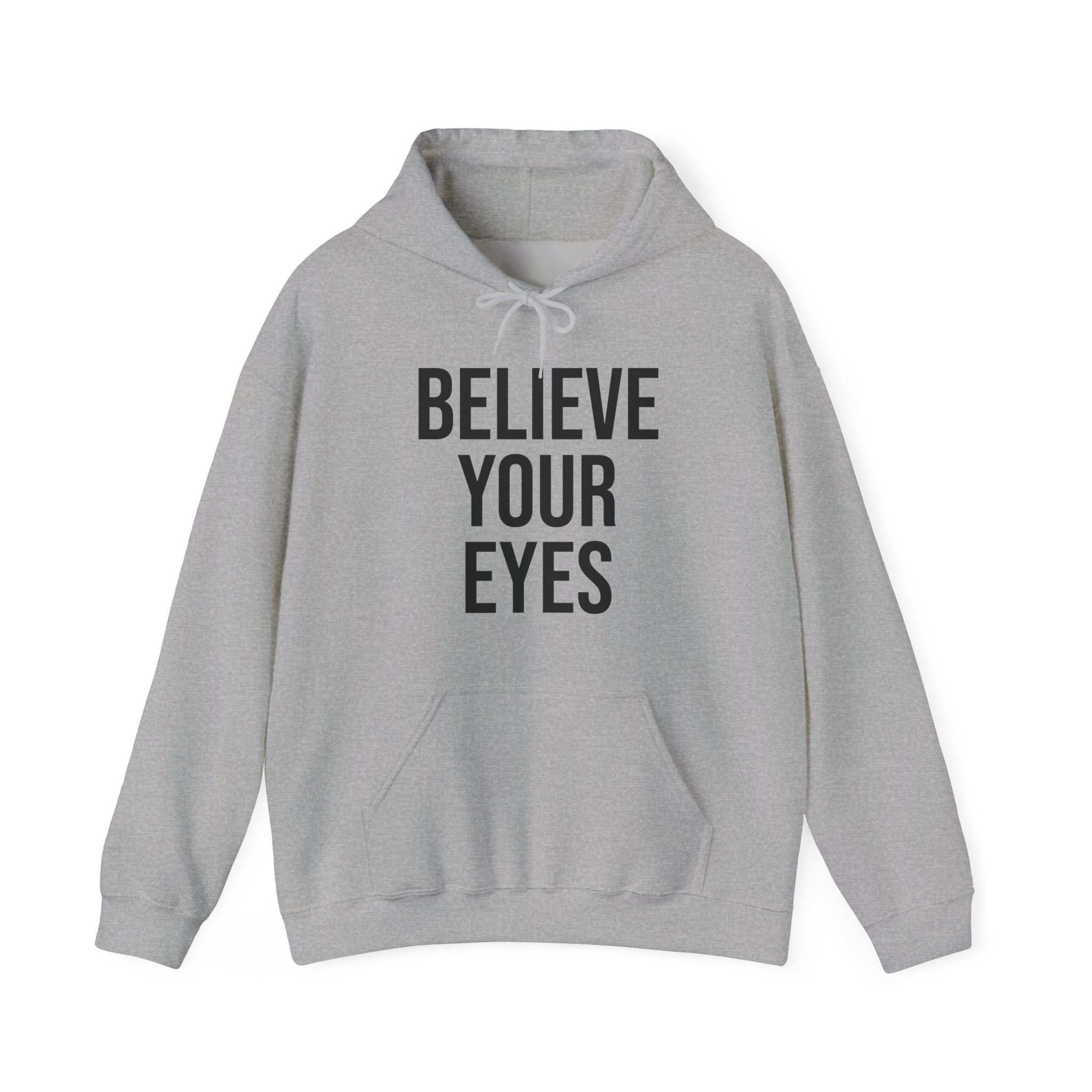 BELIEVE YOUR EYES Unisex Hooded Sweatshirt - Image 9
