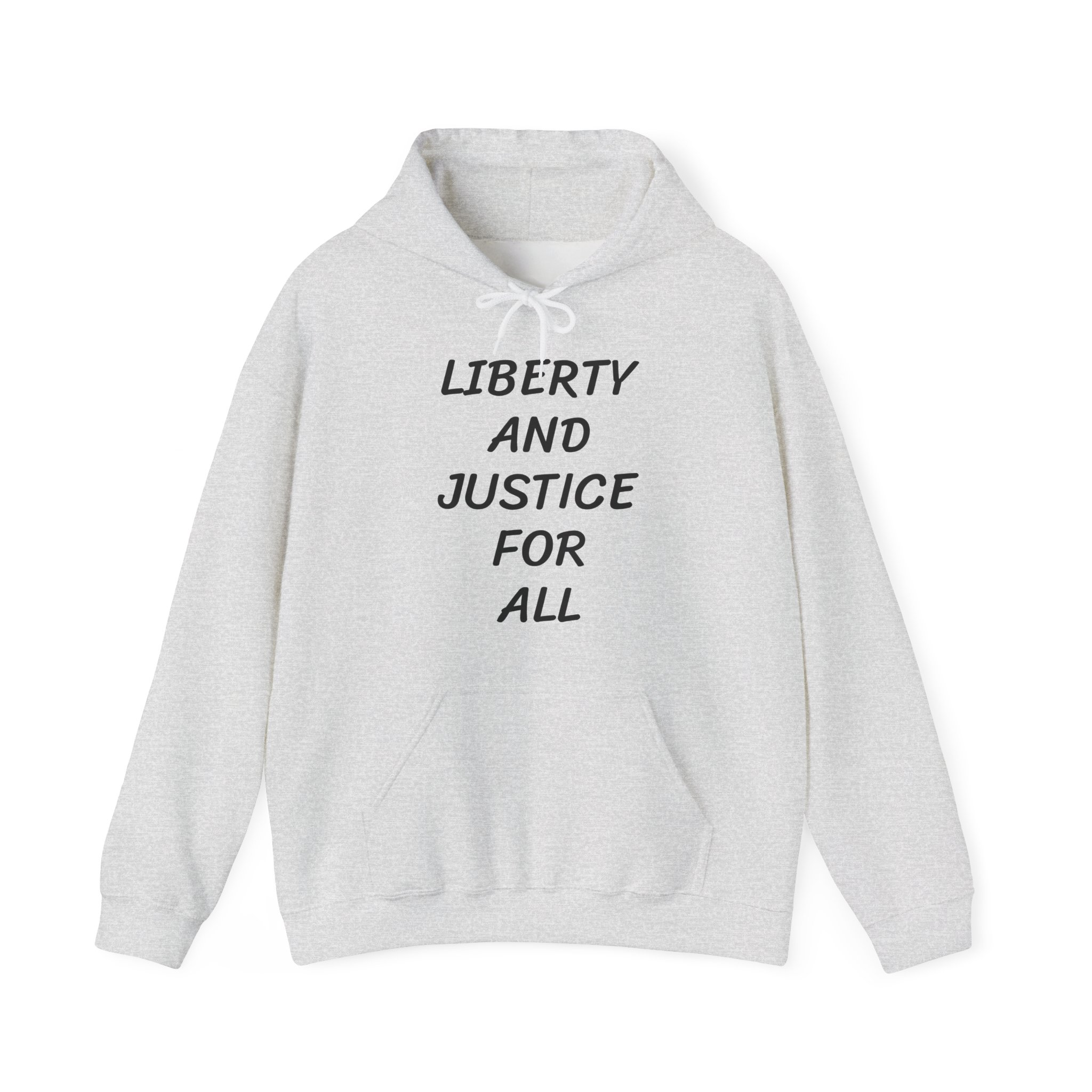 LIBERTY AND JUSTICE FOR ALL Unisex Hooded Sweatshirt - Image 5