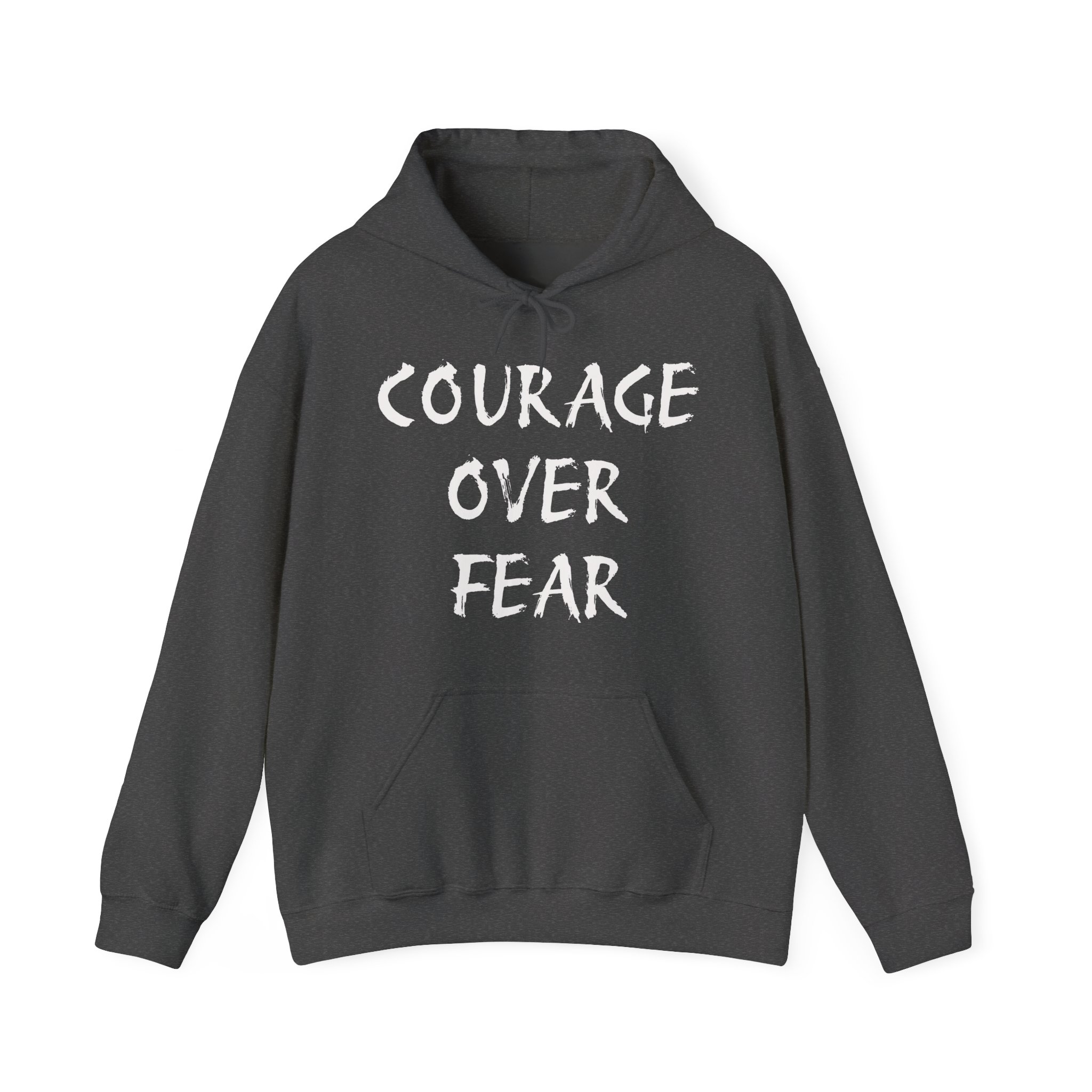 COURAGE OVER FEAR Unisex Hooded Sweatshirt. - Image 5