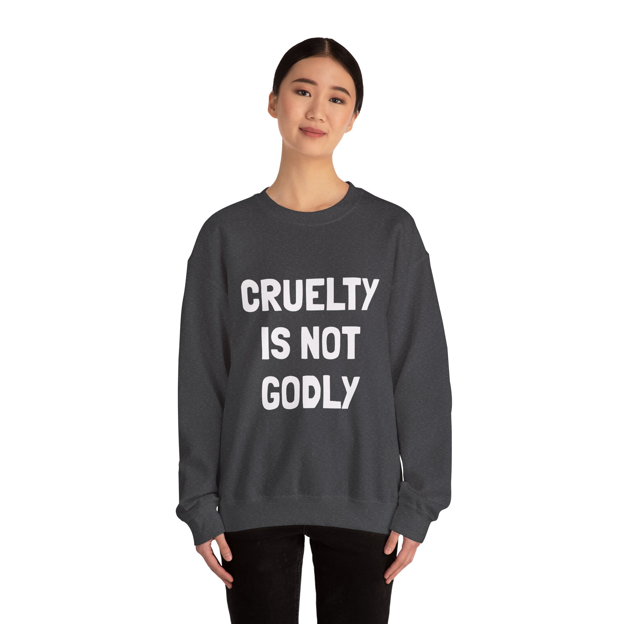 CRUELTY IS NOT GODLY Sweatshirt - Image 12