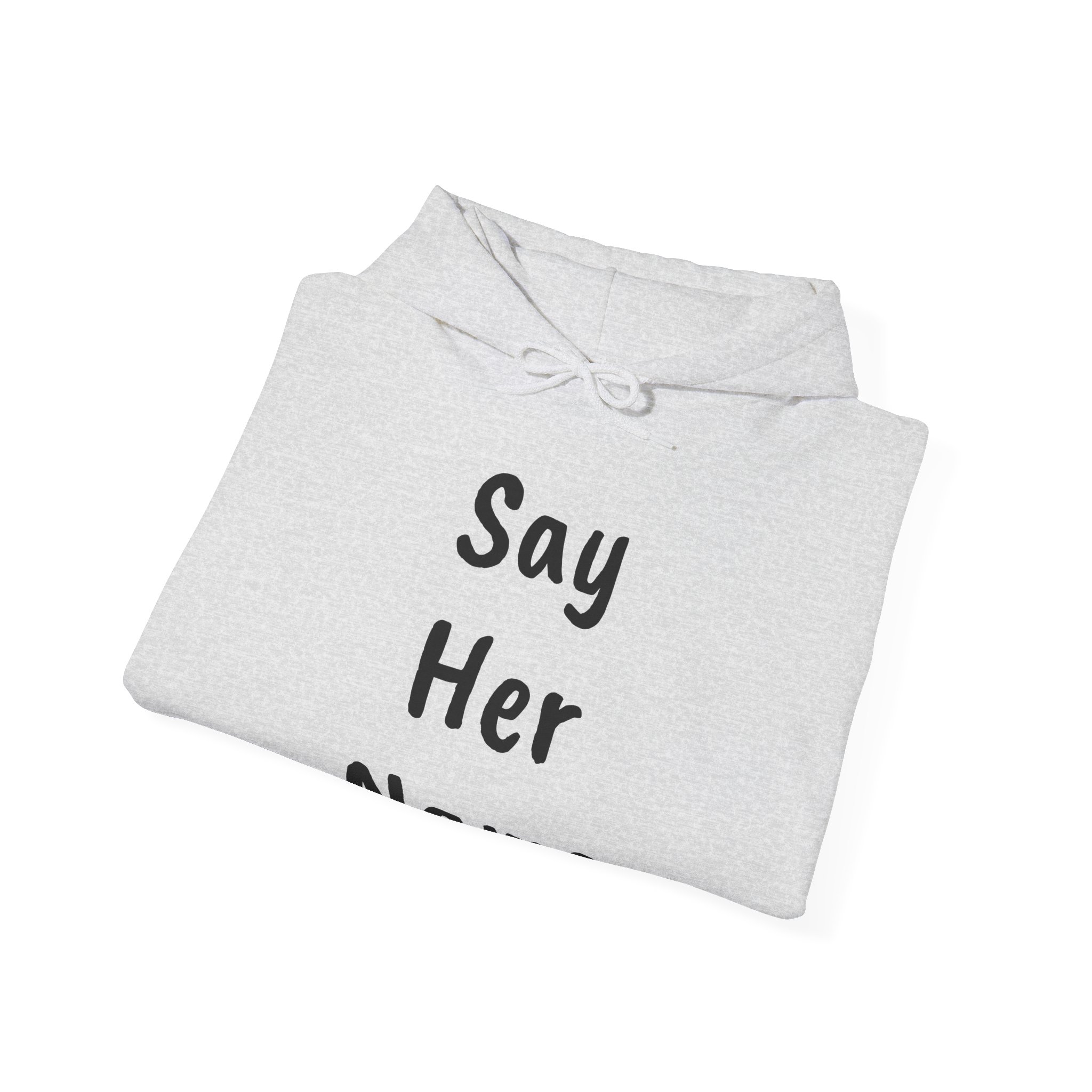 SAY HER NAME Unisex Hooded Sweatshirt - Image 8