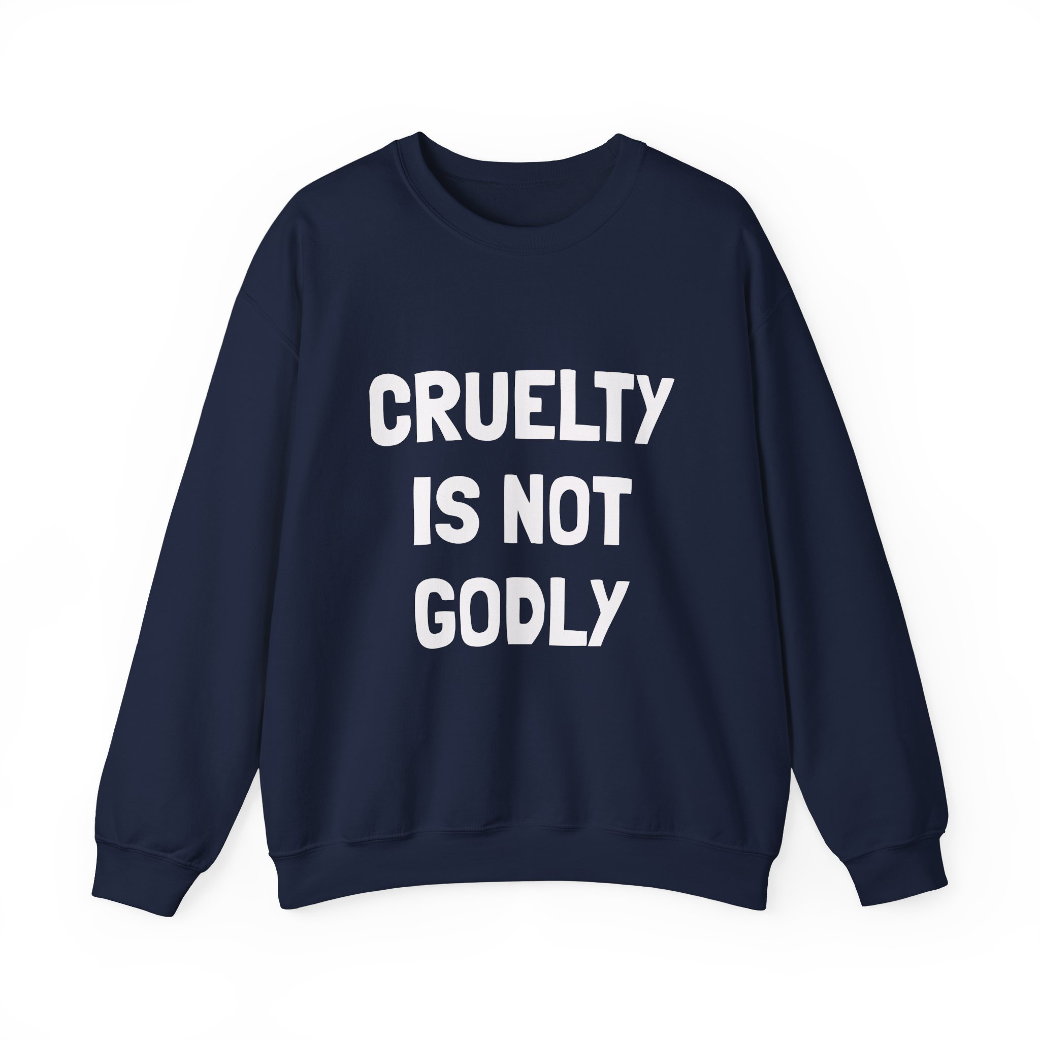 CRUELTY IS NOT GODLY Sweatshirt - Image 13