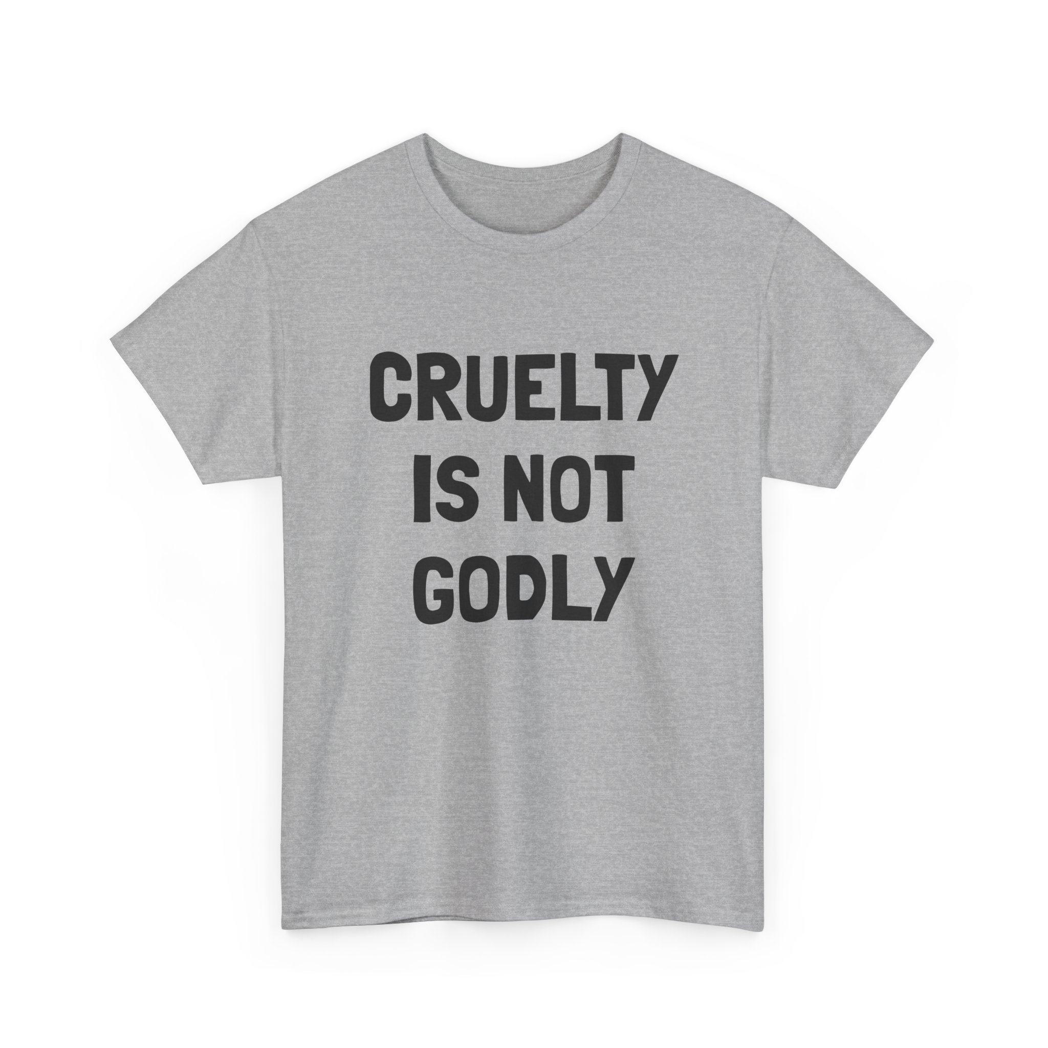CRUELTY IS NOT GODLY - Unisex T-Shirt - Image 11
