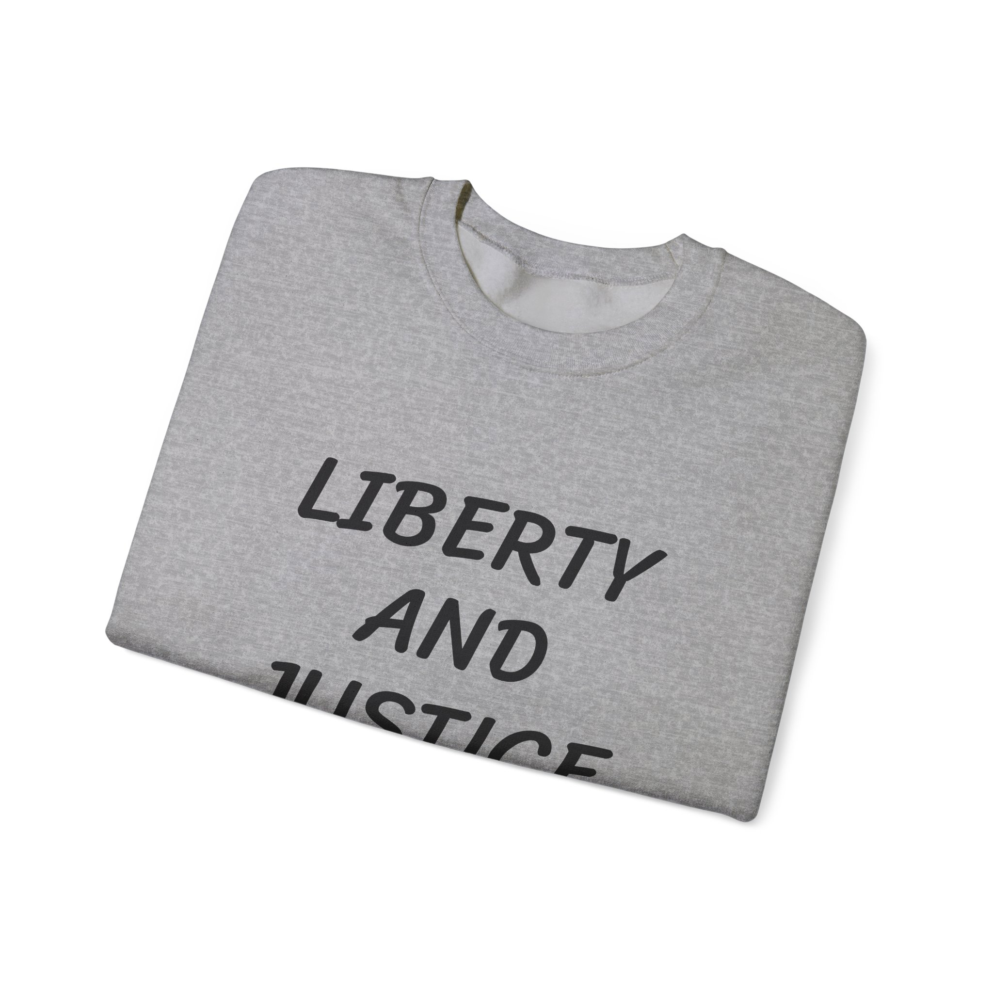 LIBERTY AND JUSTICE FOR ALL - Unisex Sweatshirt - Image 11