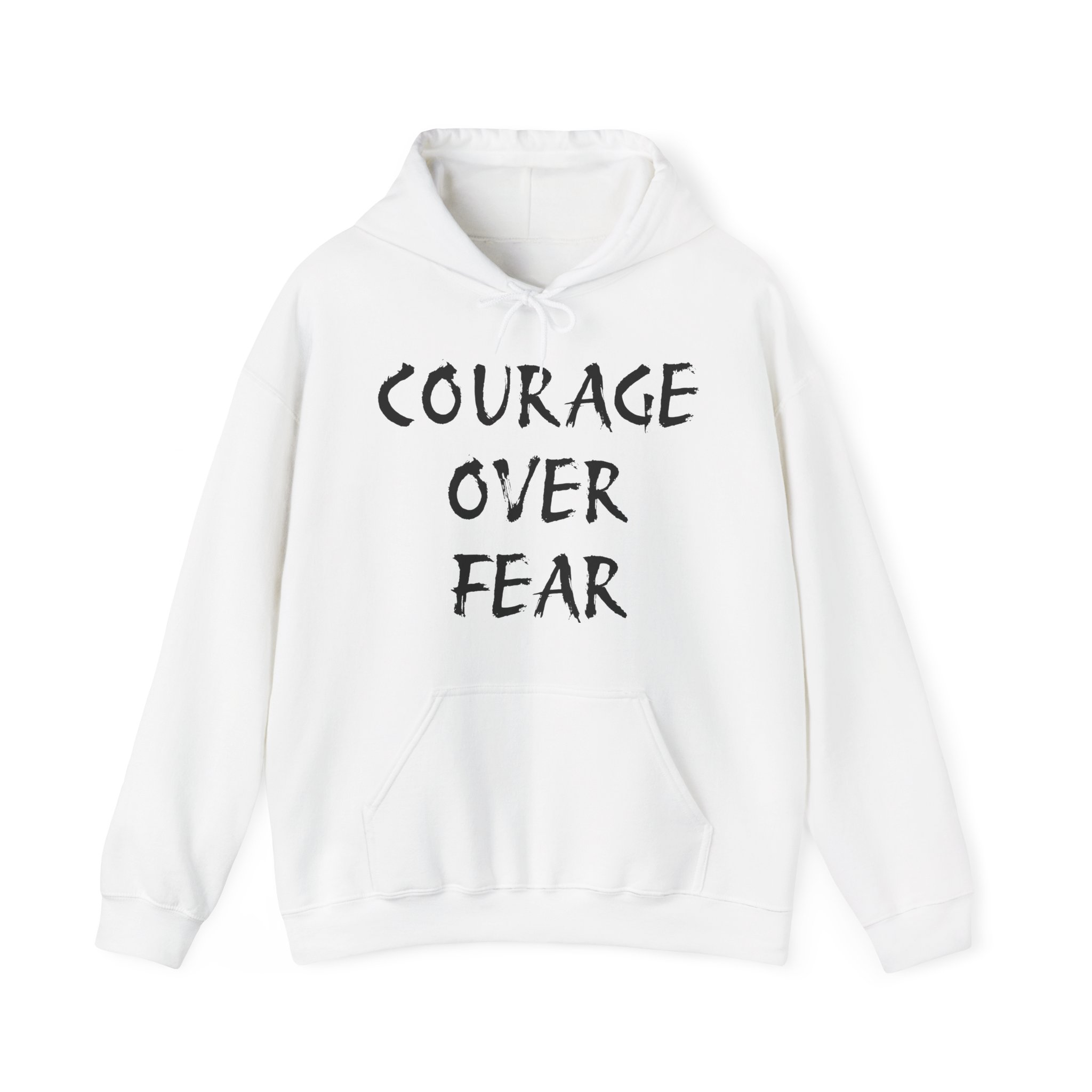 COURAGE OVER FEAR Unisex Hooded Sweatshirt