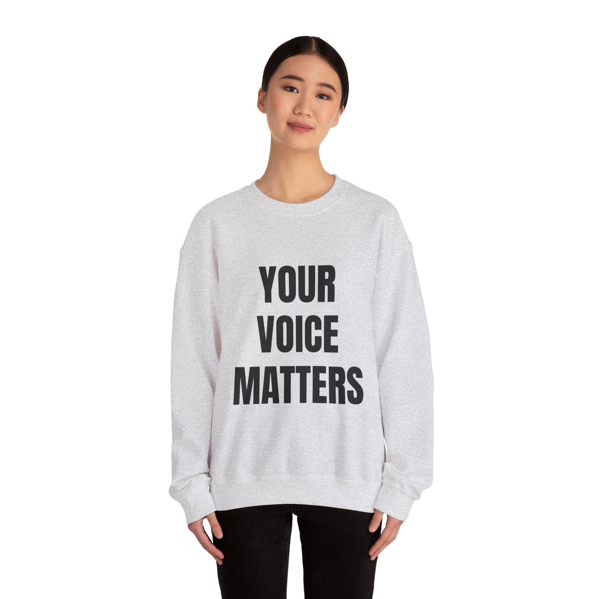 YOUR VOICE MATTERS - Unisex Sweatshirt - Image 8
