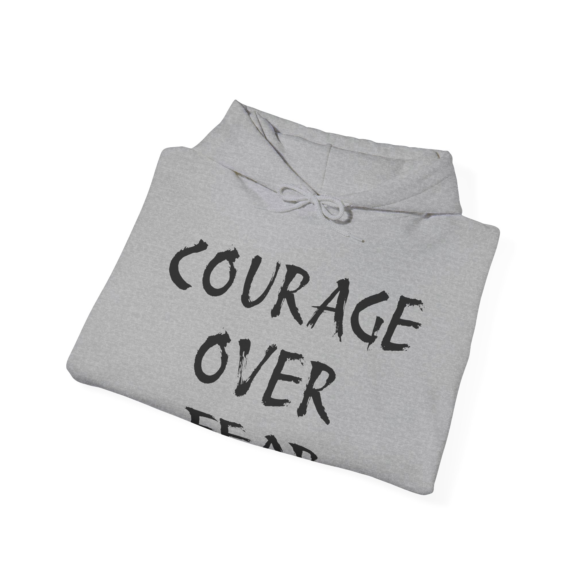 COURAGE OVER FEAR Unisex Hooded Sweatshirt - Image 12