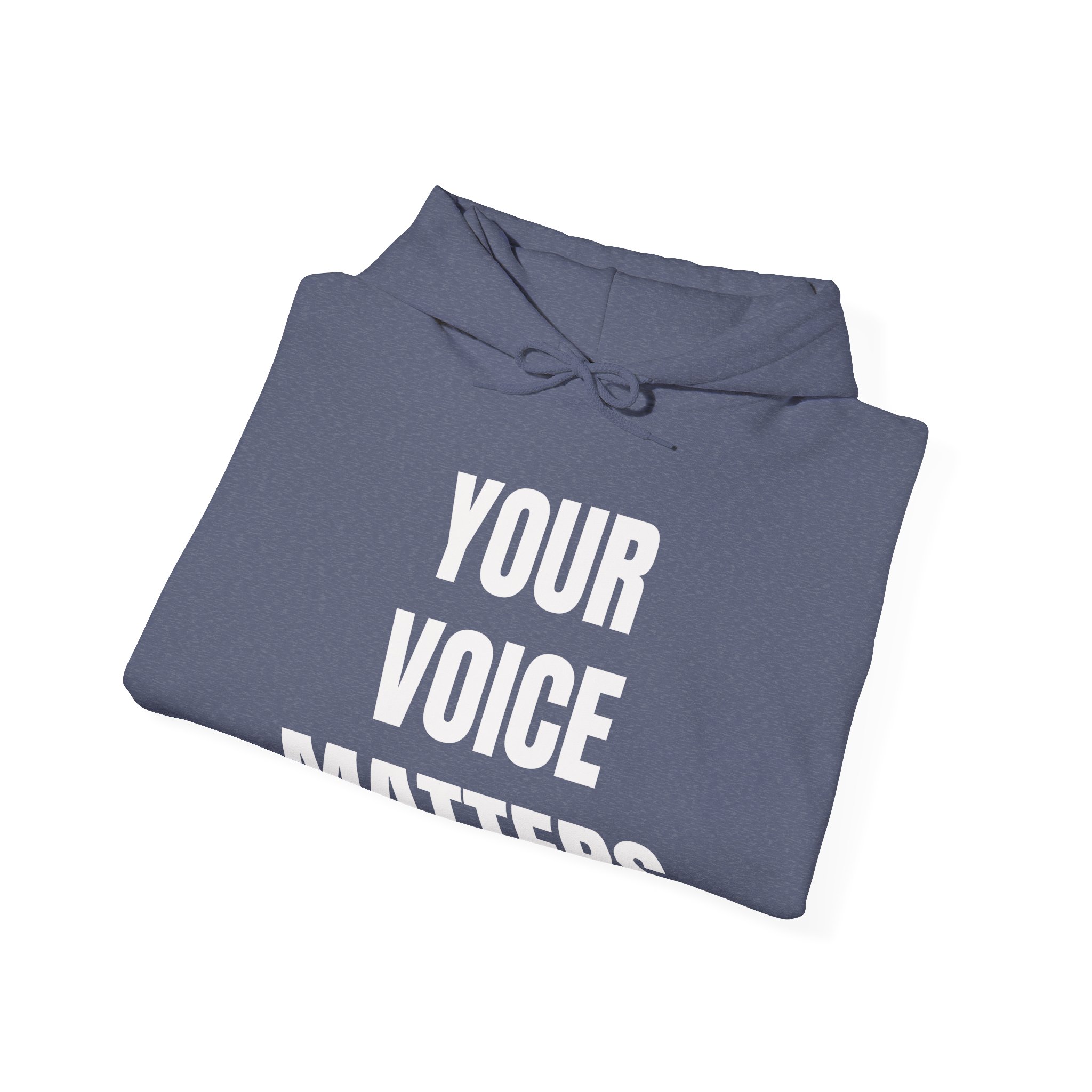 YOUR VOICE MATTERS Unisex Hooded Sweatshirt. - Image 16
