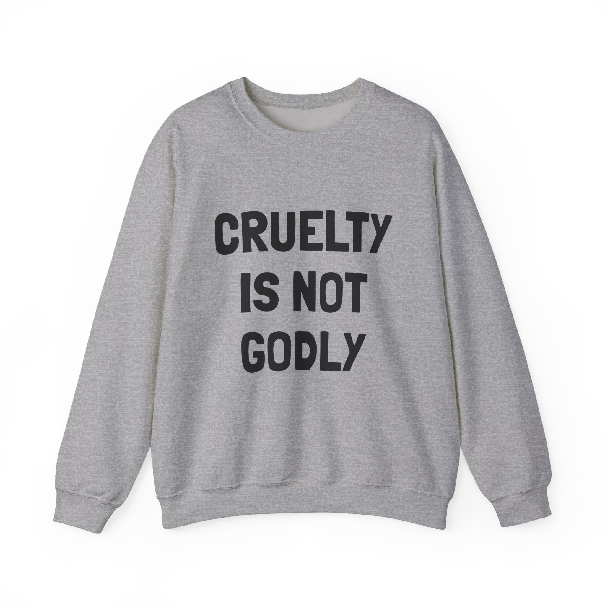 CRUELTY IS NOT GODLY Sweatshirt - Image 9