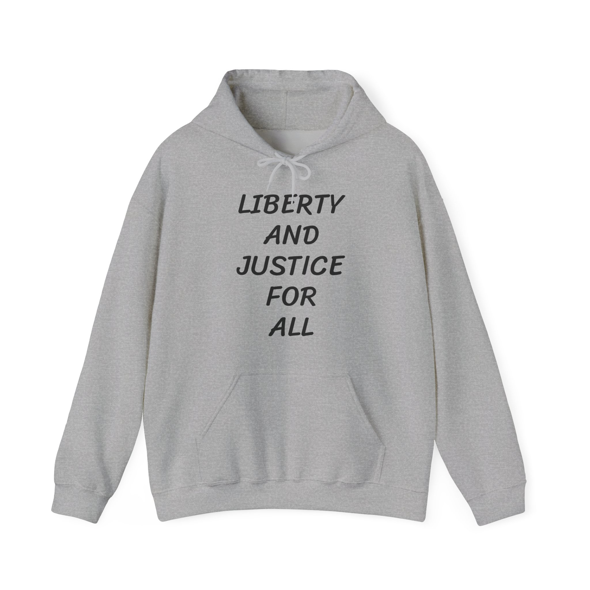 LIBERTY AND JUSTICE FOR ALL Unisex Hooded Sweatshirt - Image 9