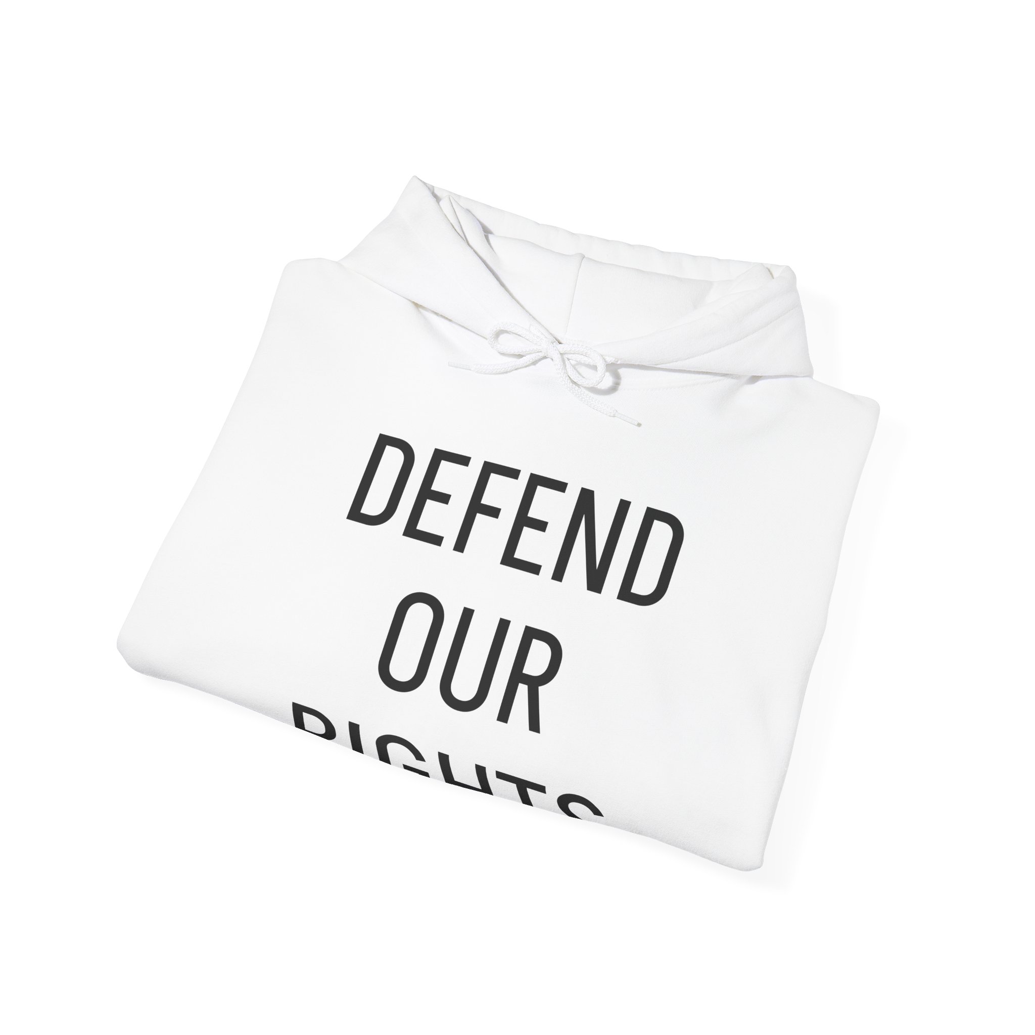 DEFEND OUR RIGHTS Unisex Hooded Sweatshirt - Image 4