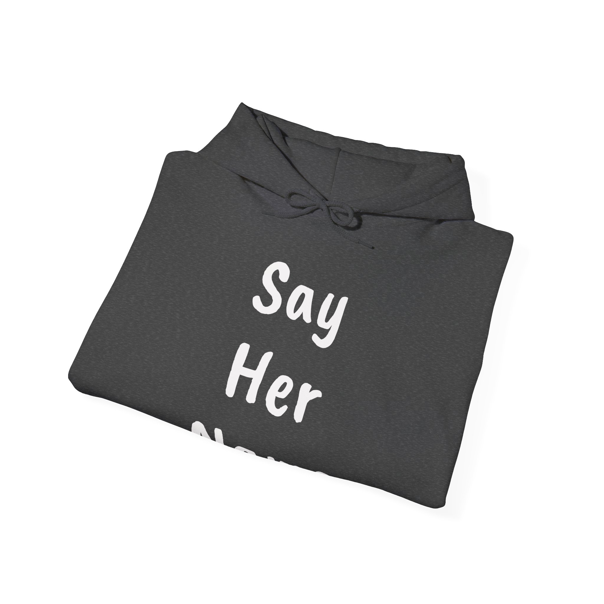 SAY HER NAME Unisex Hooded Sweatshirt - Image 8