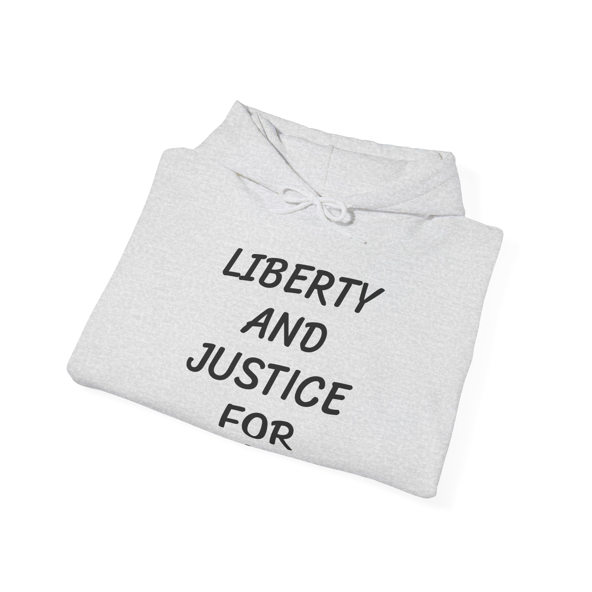 LIBERTY AND JUSTICE FOR ALL Unisex Hooded Sweatshirt - Image 8