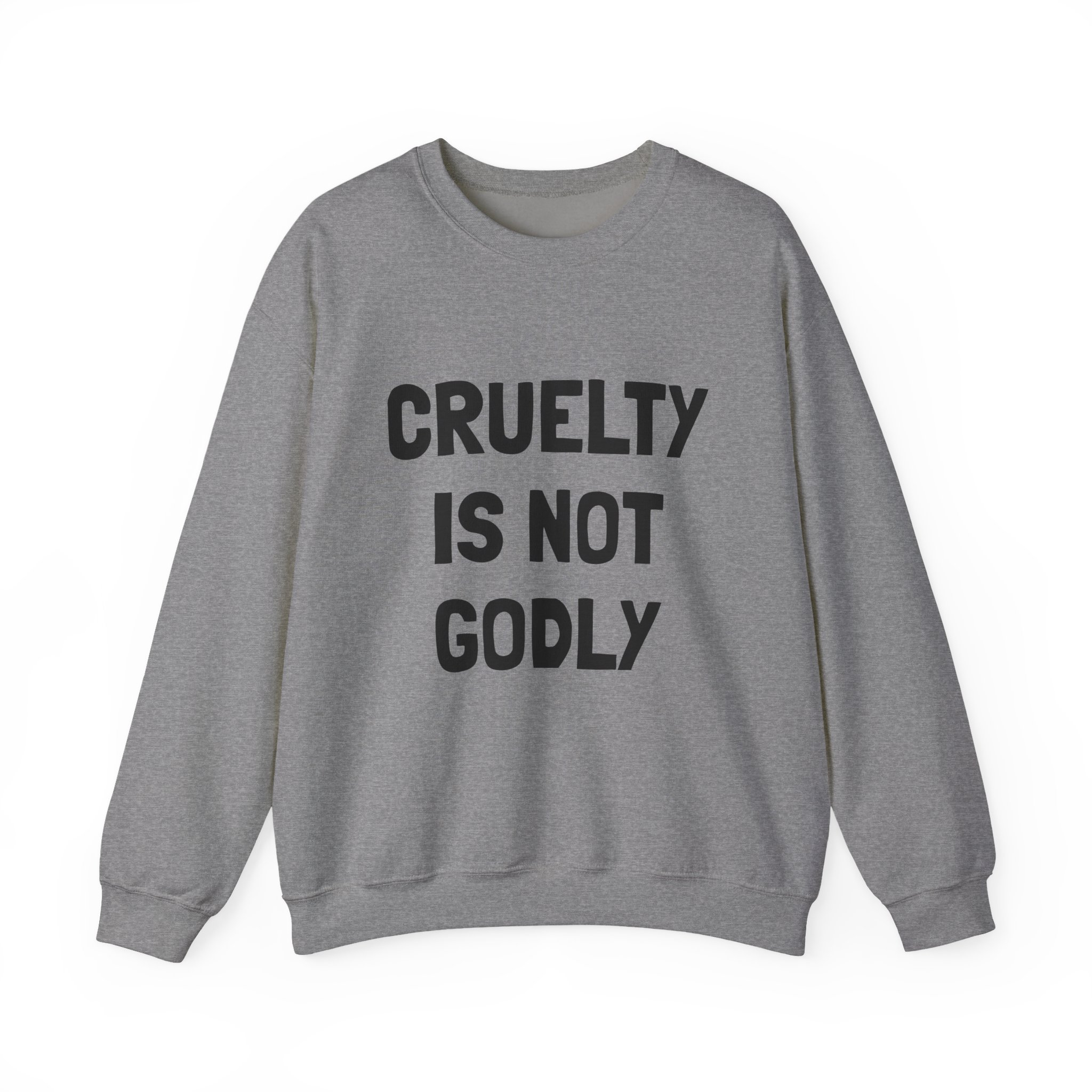 CRUELTY IS NOT GODLY Sweatshirt - Image 13