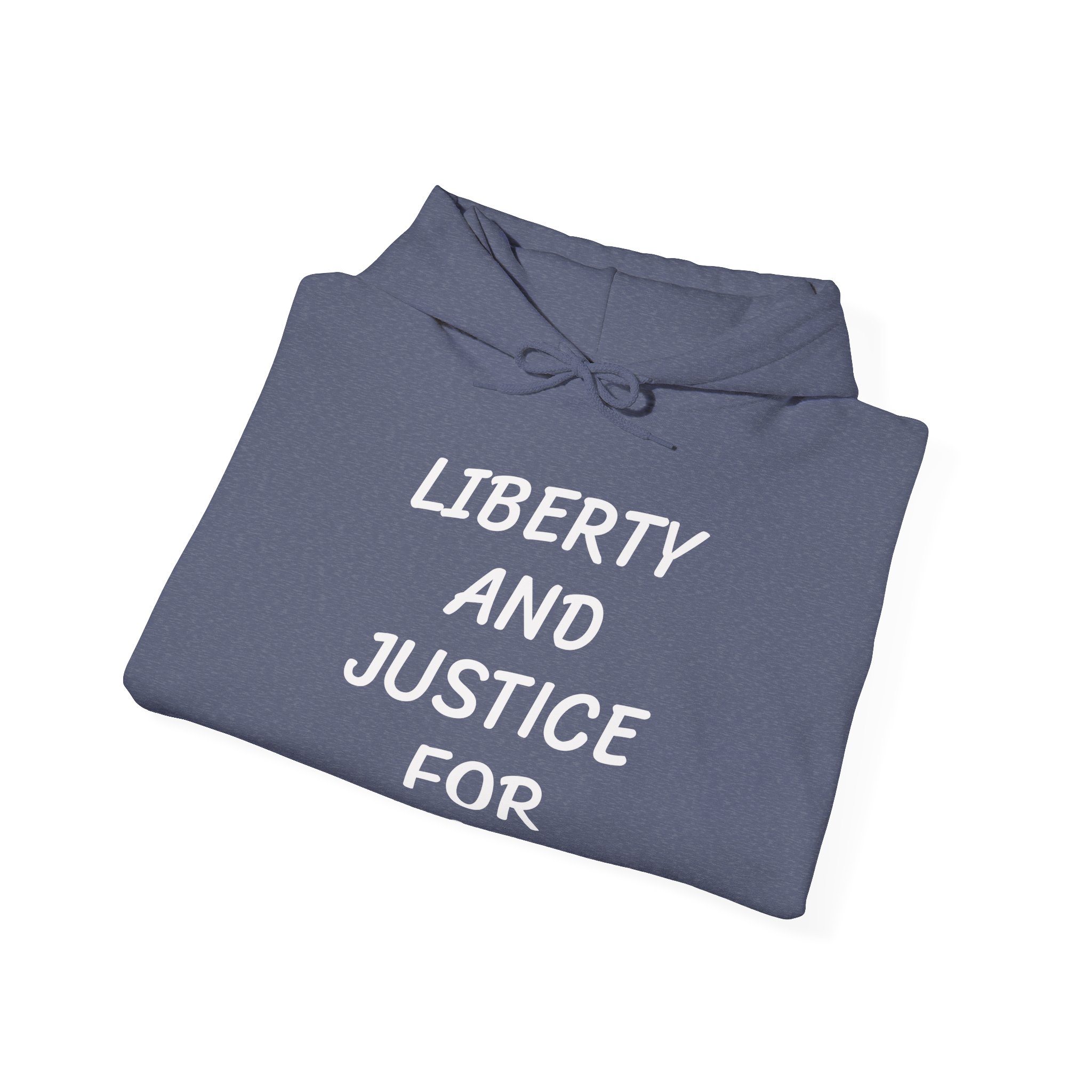 LIBERTY AND JUSTICE FOR ALL Unisex Hooded Sweatshirt - Image 16