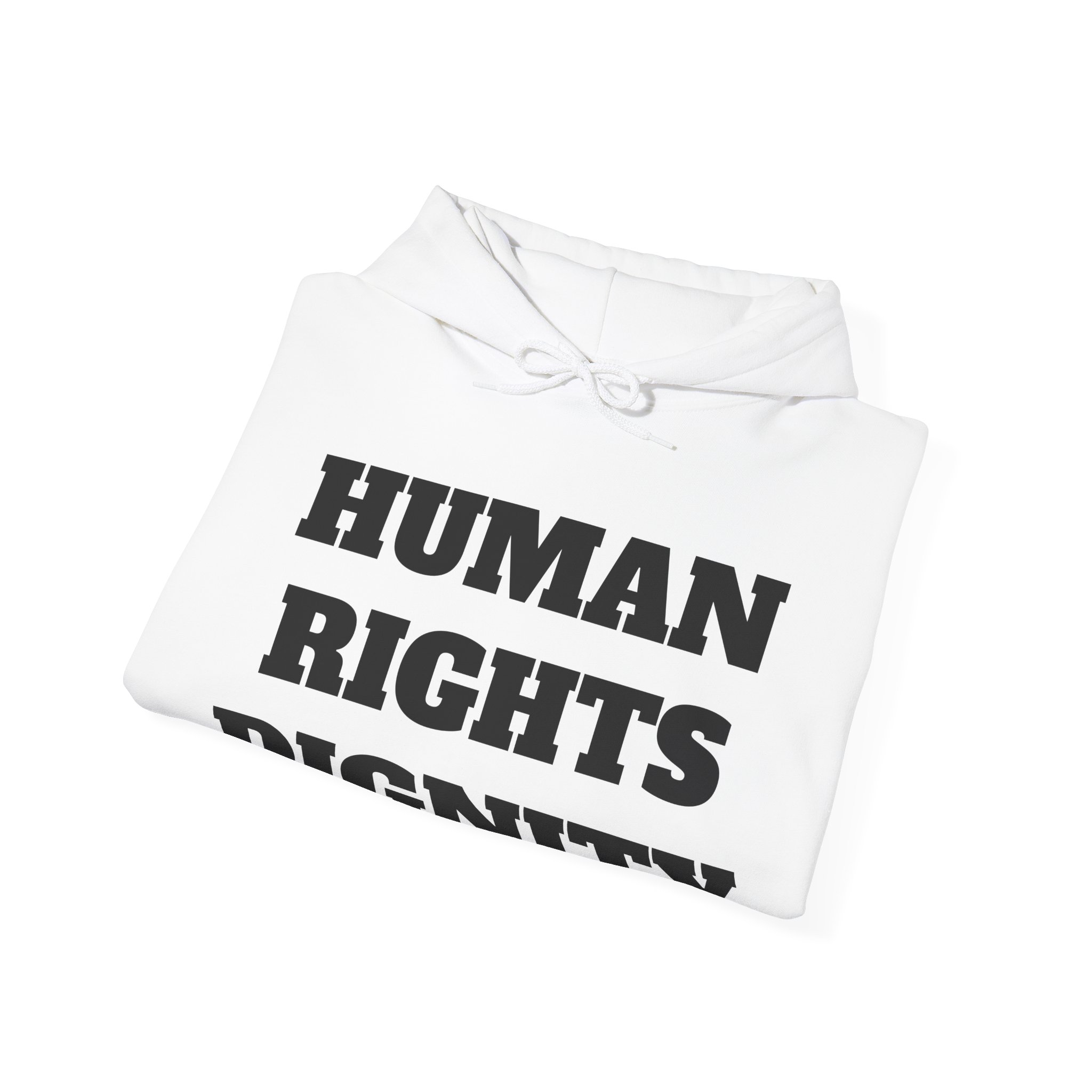 HUMAN RIGHTS DIGNITY Unisex Hooded Sweatshirt - Image 4