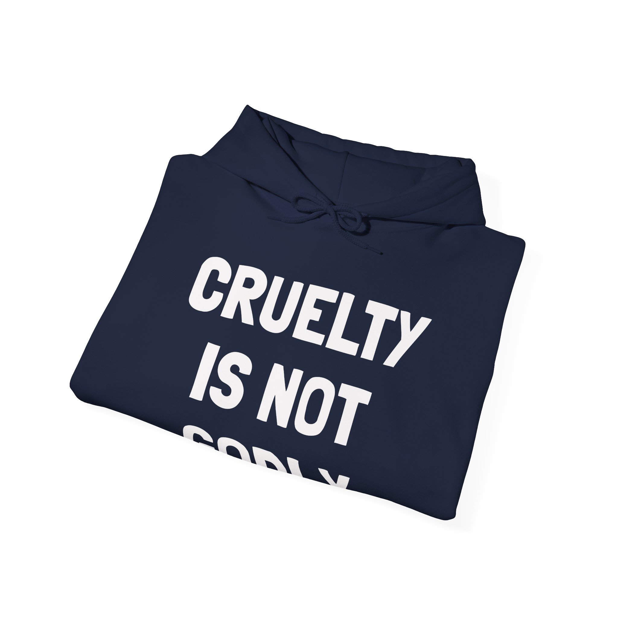 CRUELTY IS NOT GODLY Unisex Hooded Sweatshirt - Image 12