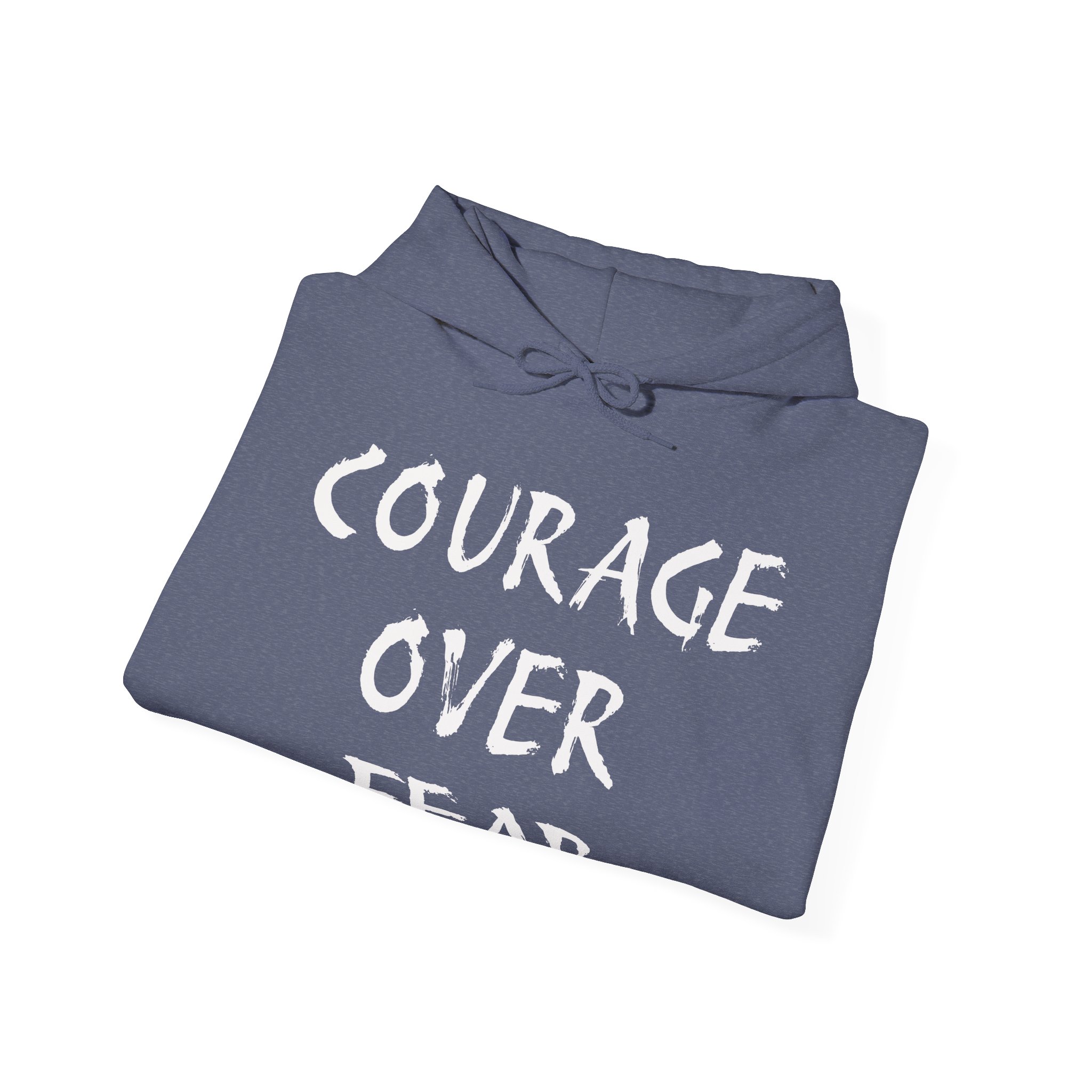 COURAGE OVER FEAR Unisex Hooded Sweatshirt. - Image 16
