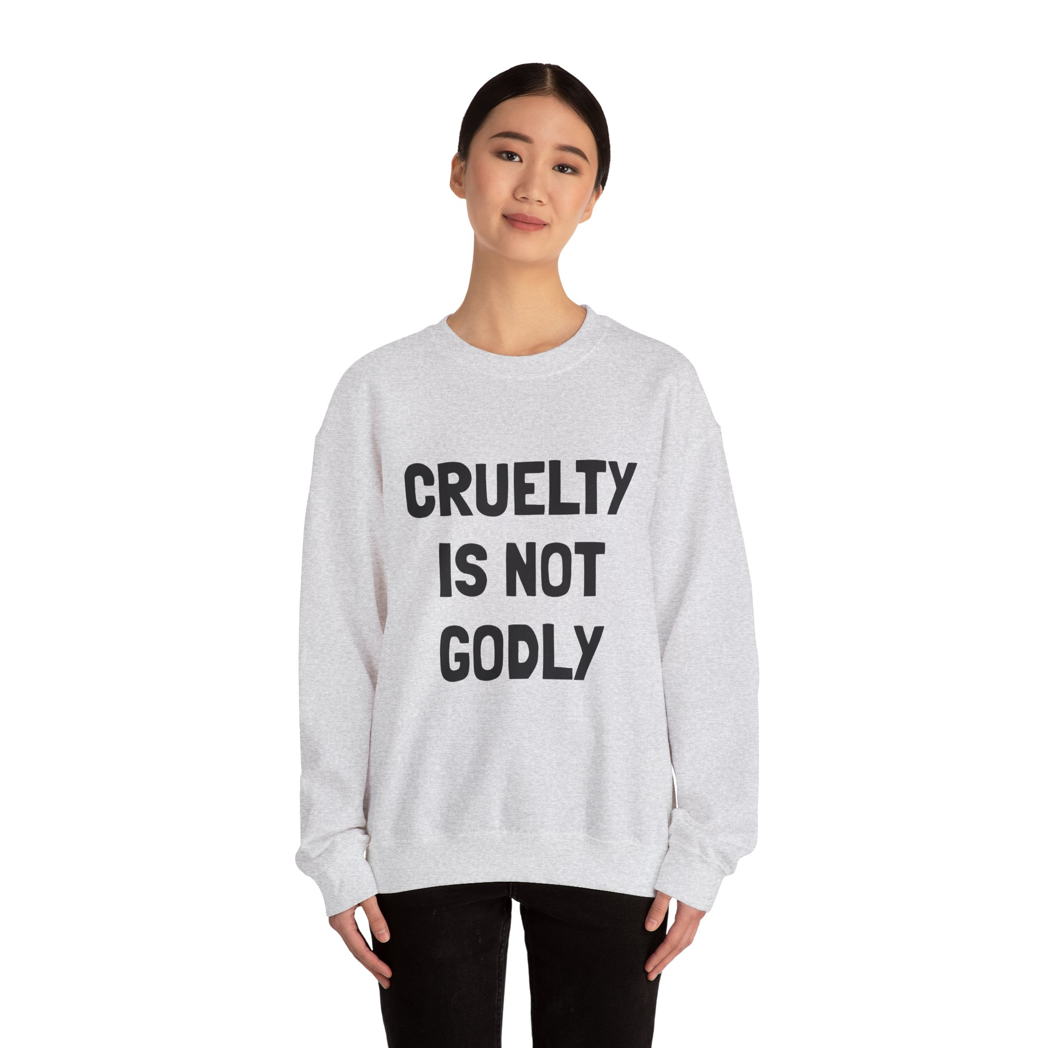 CRUELTY IS NOT GODLY Sweatshirt - Image 8