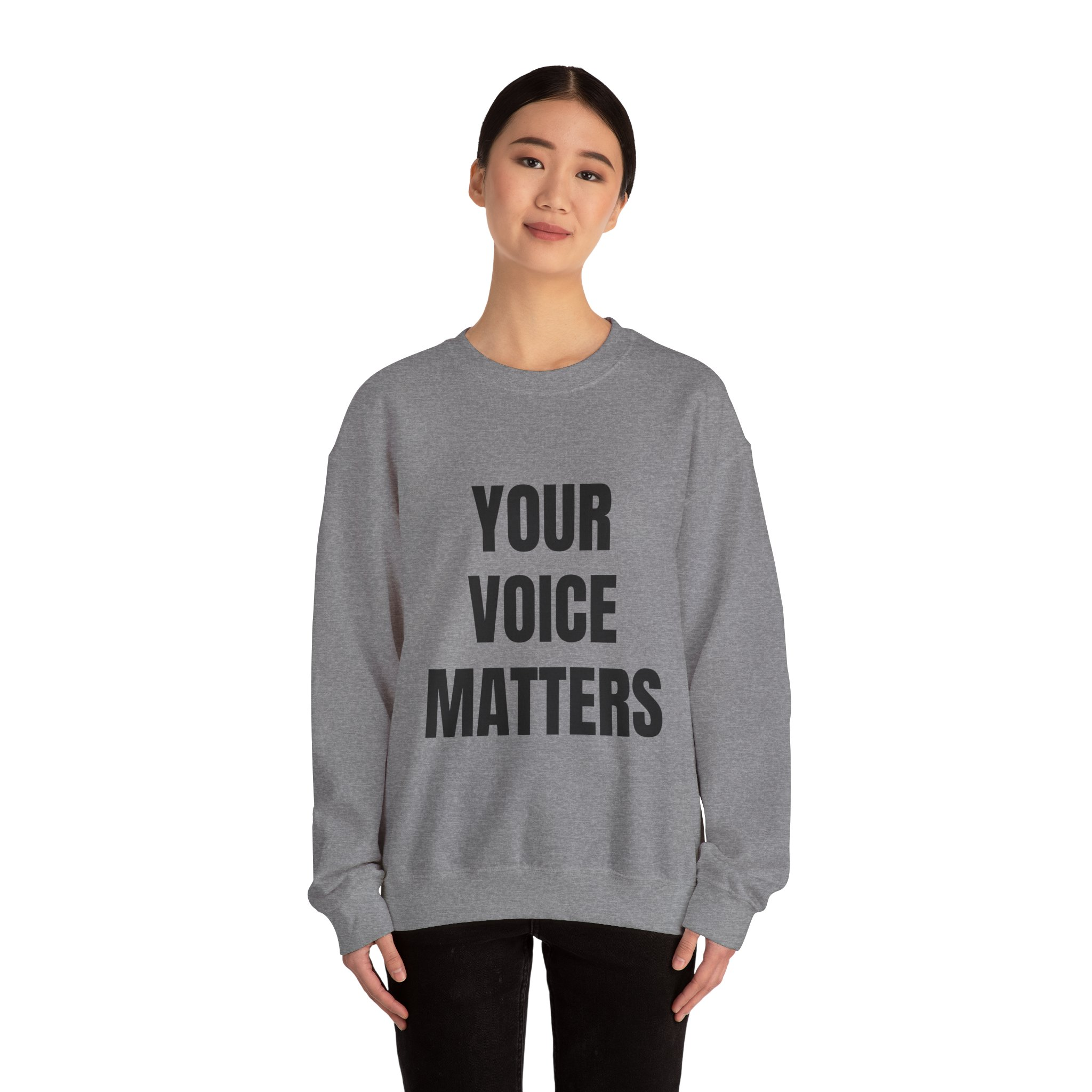 YOUR VOICE MATTERS - Unisex Sweatshirt - Image 16