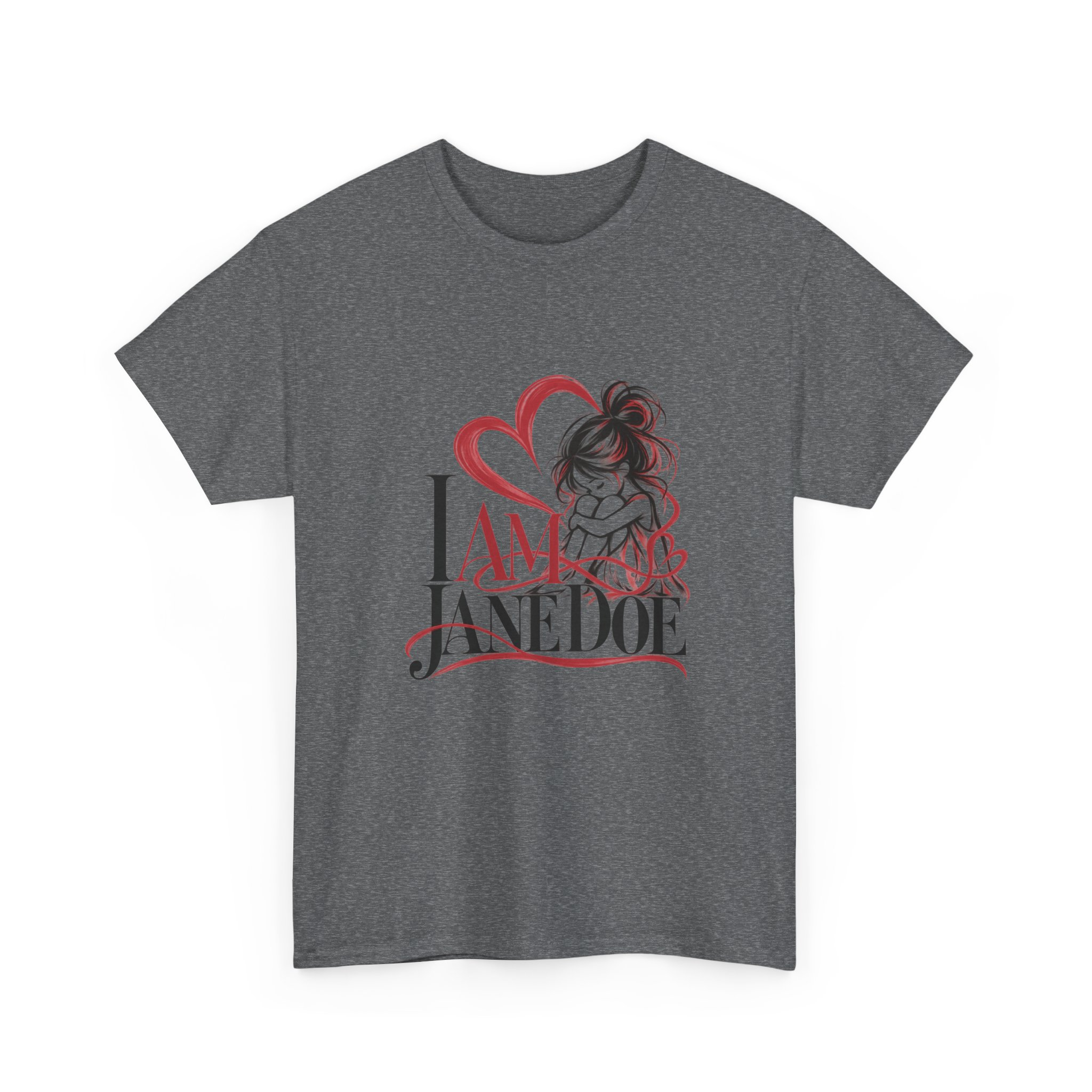 I AM JANE DOE - THE EMBRACE (Style 006) Unisex T-Shirt - Image 7
