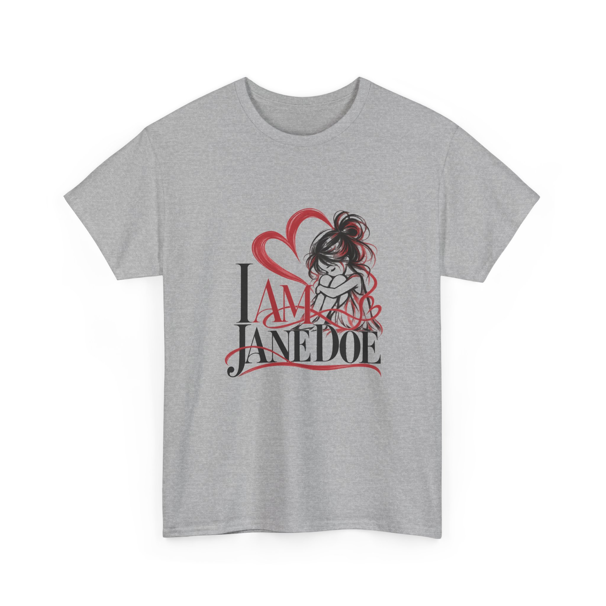 I AM JANE DOE - THE EMBRACE (Style 006) Unisex T-Shirt - Image 5
